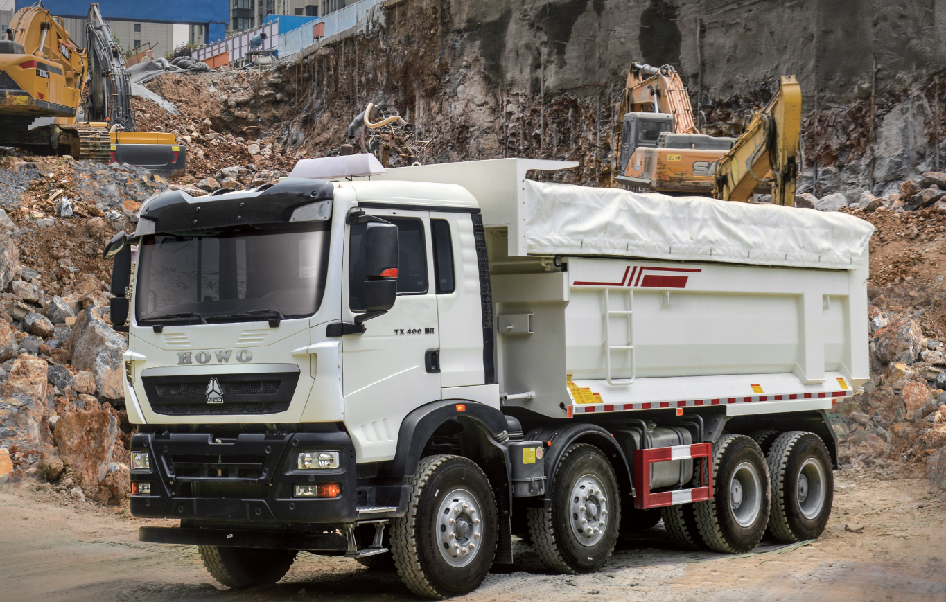 Camion à benne HOWO TX 8X4