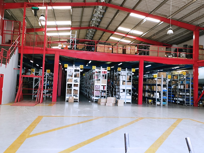 Spare parts warehouse of RIMCO