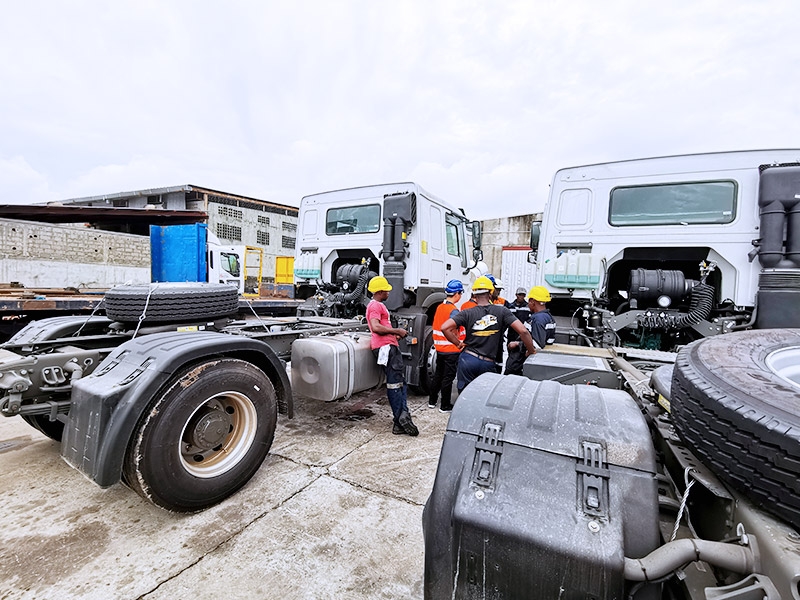 SINOTRUK's return visit to the largest local dangerous goods transportation customer.