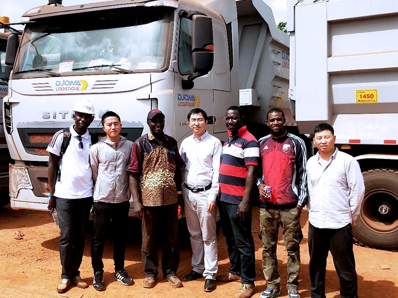 Service team in GUINEA