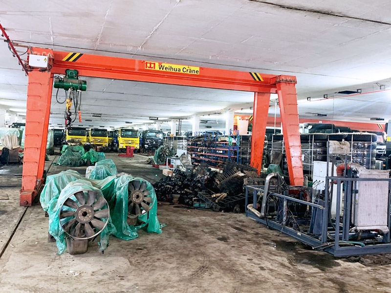 Engine and gearbox overhauling workshop of Dangote Sinotruk West Africa Ltd