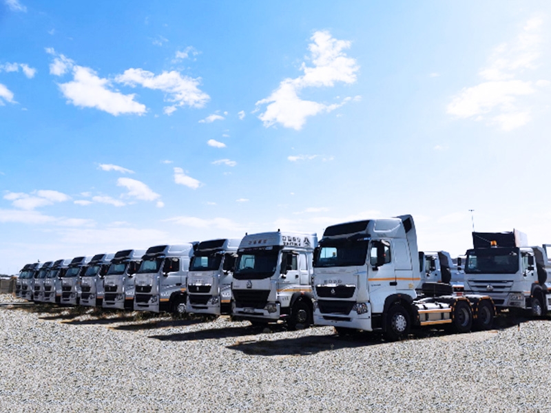 Truck Storage Yard of Sinotruk SA HQ